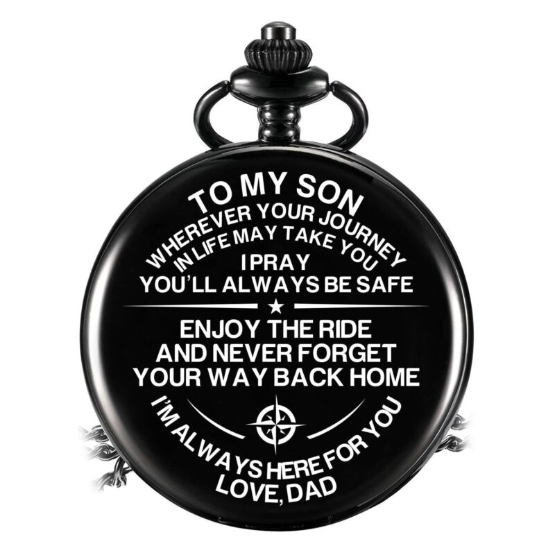 pocket watches dad to son never forget your way back home pocket watch giveme gifts 14245376131133
