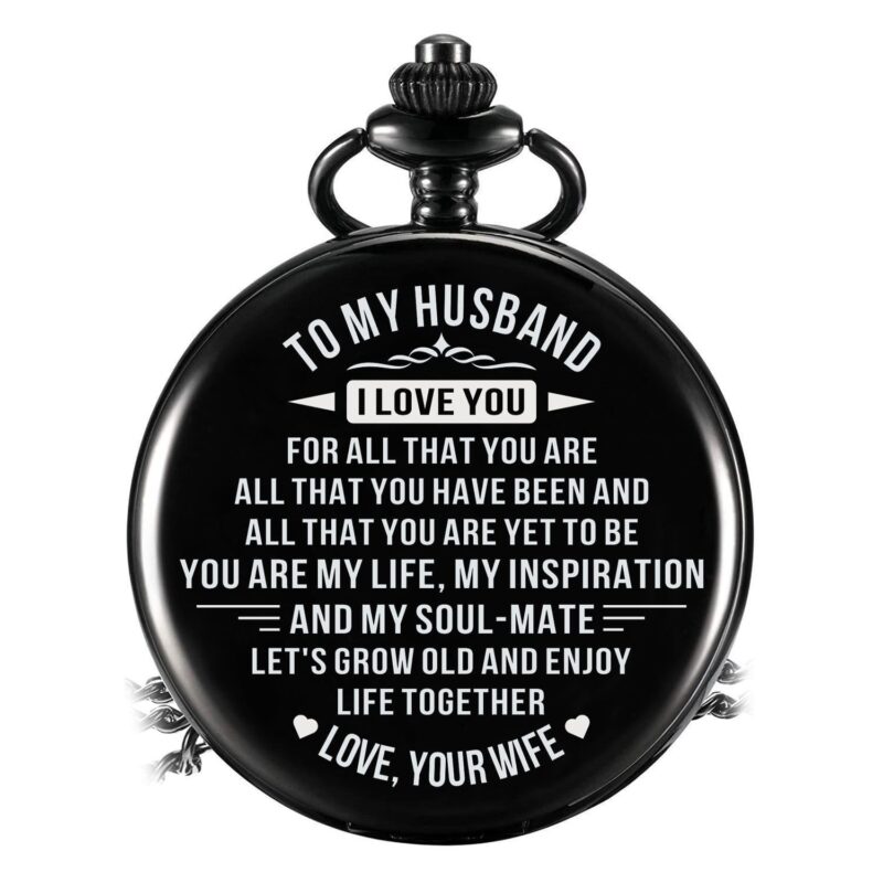 pocket watches for husband to my husband enjoy life together pocket watch giveme gifts 16441734725693