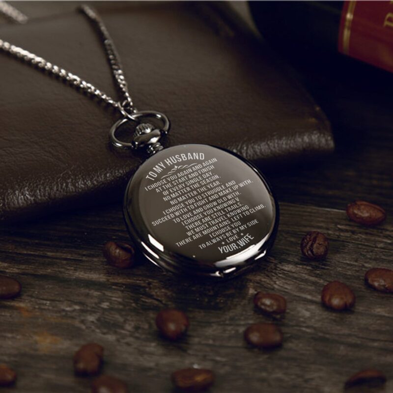 pocket watches for husband to my husband i choose you pocket watch giveme gifts 16456715337789