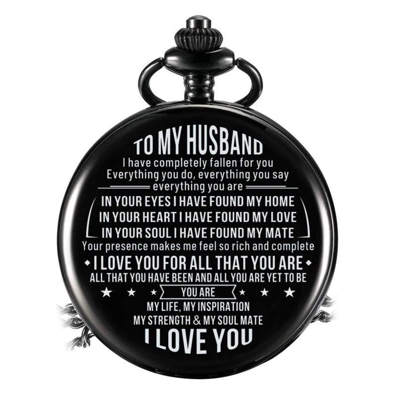 pocket watches for husband to my husband i love you for all that you are pocket watch giveme gifts 16456602222653