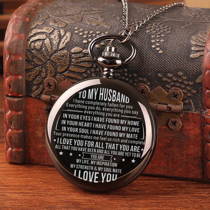 pocket watches for husband to my husband i love you for all that you are pocket watch giveme gifts 31079542030397