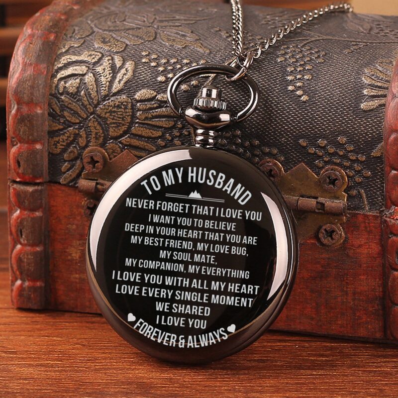 pocket watches for husband to my husband i love you forever and always pocket watch giveme gifts 16441672138813