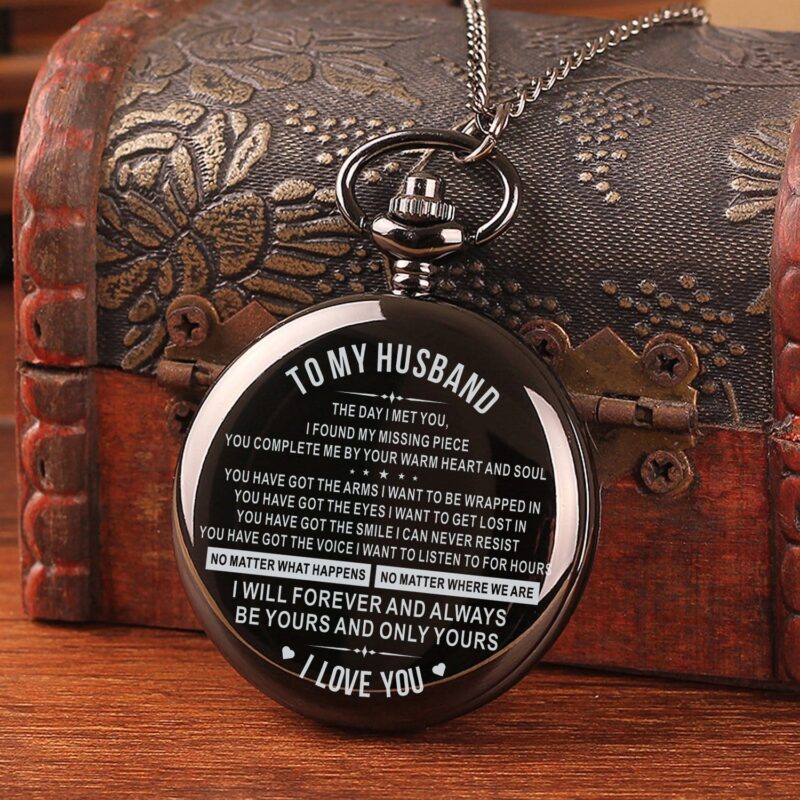 pocket watches for husband to my husband i will always be yours pocket watch giveme gifts 16456704786493
