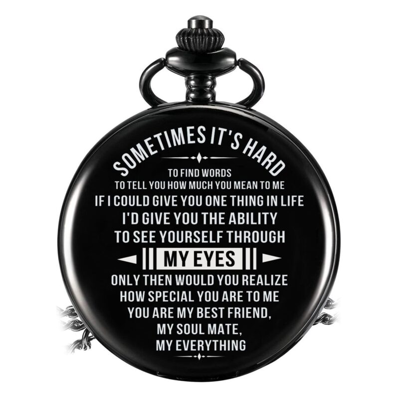 pocket watches for husband to my husband see yourself through my eyes pocket watch giveme gifts 16437842477117