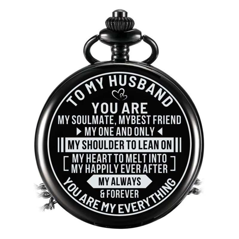 pocket watches for husband to my husband you are my soulmate pocket watch giveme gifts 16456681488445