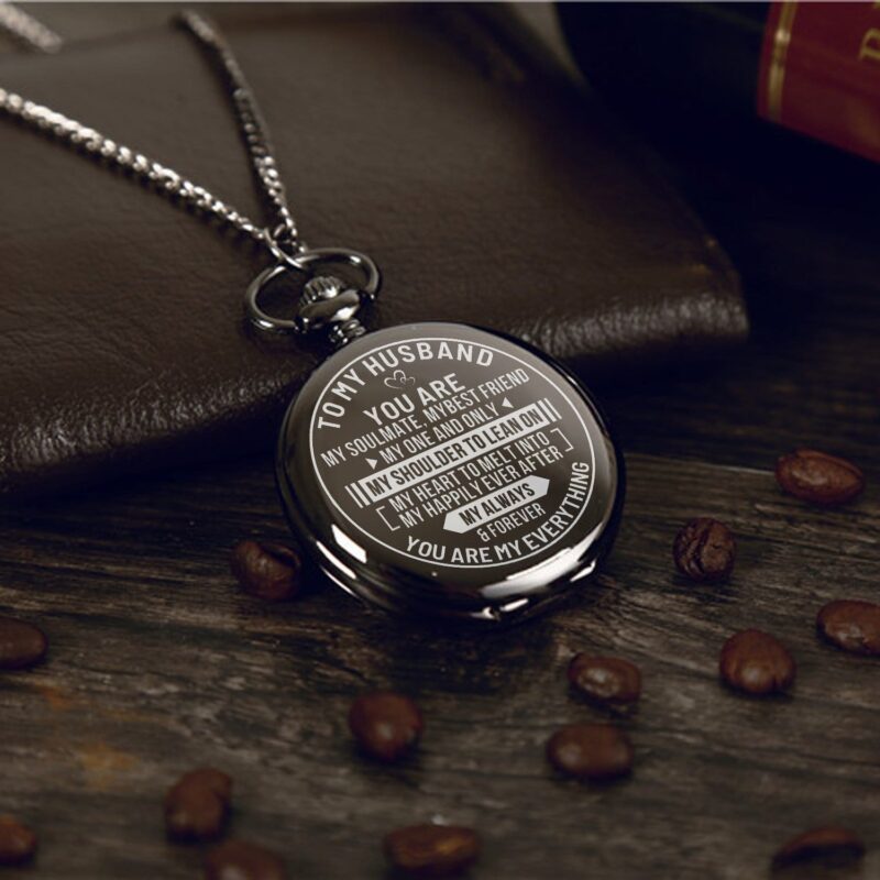 pocket watches for husband to my husband you are my soulmate pocket watch giveme gifts 16456681652285