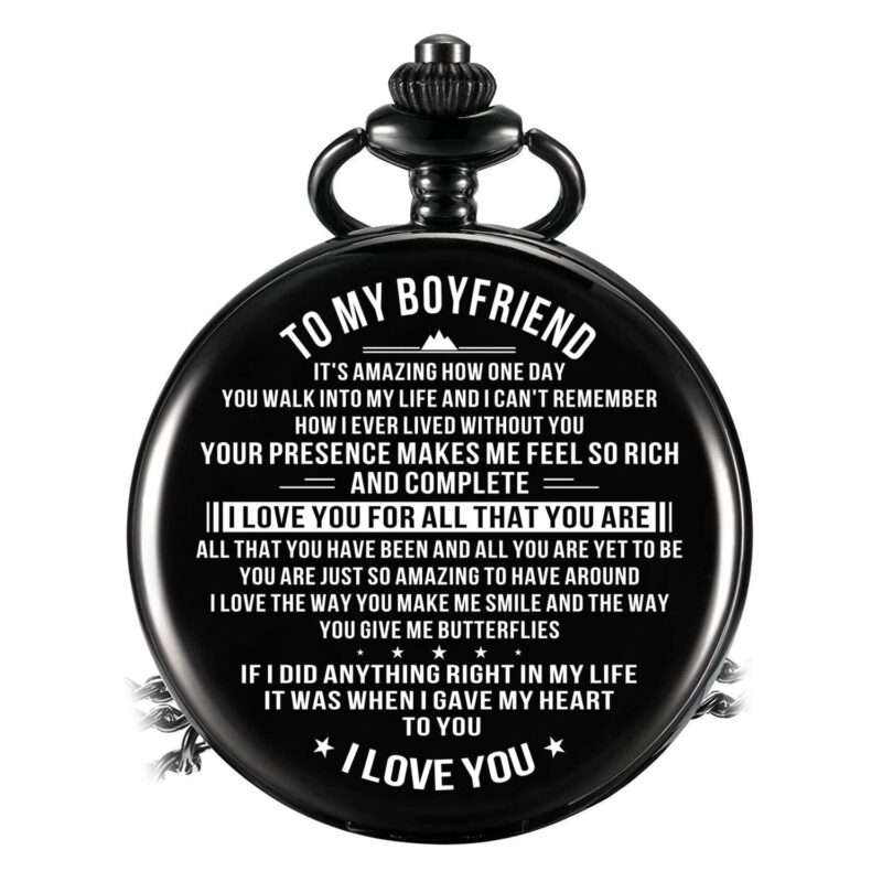 pocket watches for lovers to my boyfriend i love you for all that you are pocket watch giveme gifts 16468967456829