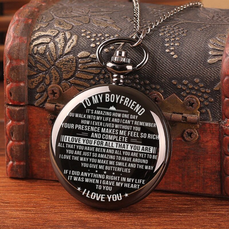 pocket watches for lovers to my boyfriend i love you for all that you are pocket watch giveme gifts 16468967686205