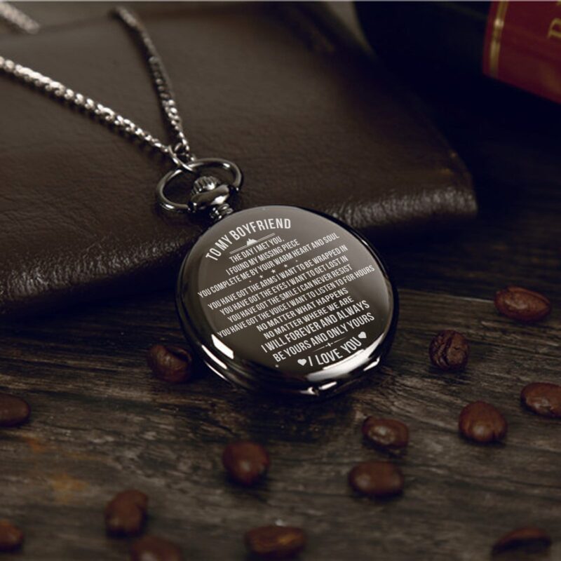pocket watches for lovers to my boyfriend i will forever and always be yours pocket watch giveme gifts 16456742240317