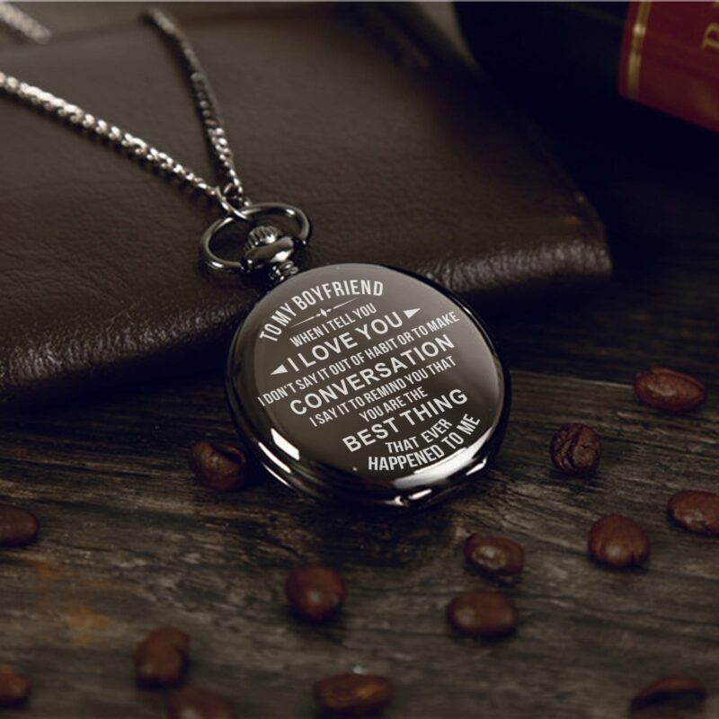 pocket watches for lovers to my boyfriend when i tell you i love you pocket watch giveme gifts 16468969685053