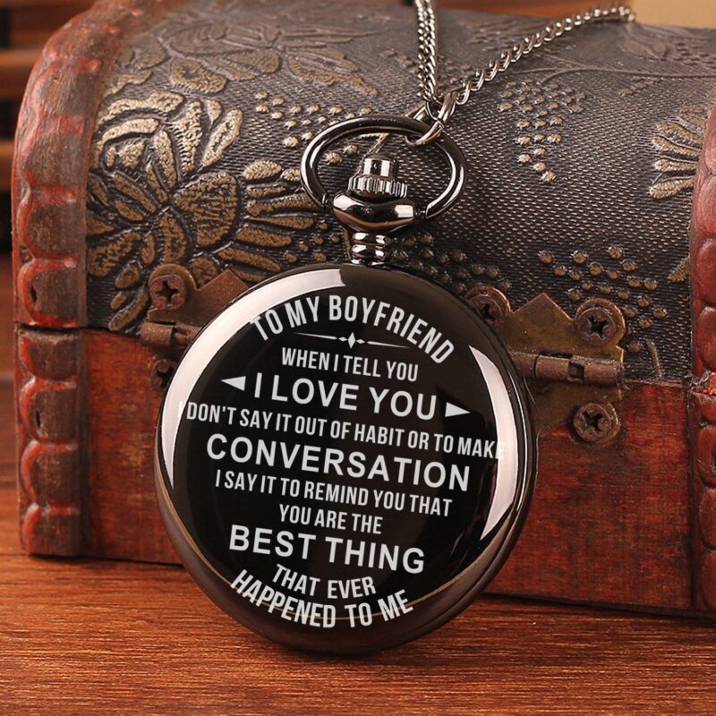 pocket watches for lovers to my boyfriend when i tell you i love you pocket watch giveme gifts 16468969750589