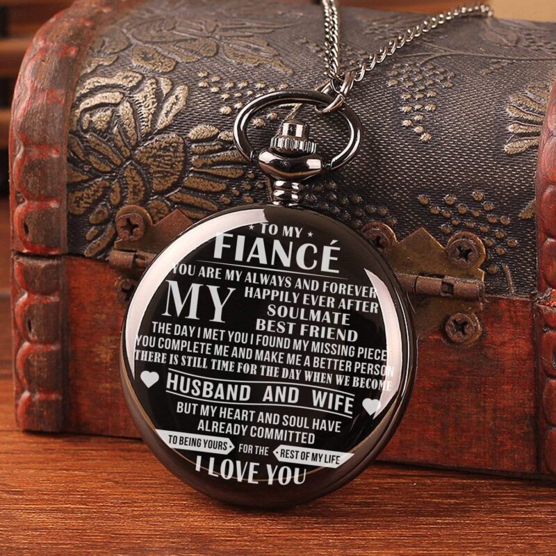 pocket watches for lovers to my fiance my happily ever after pocket watch giveme gifts 16468913881149