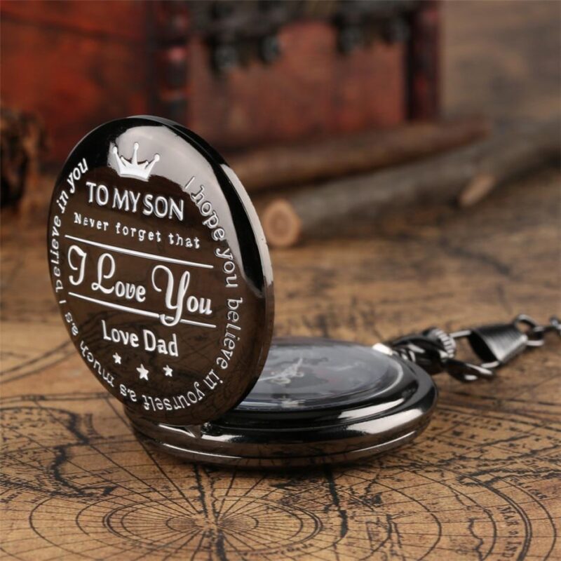 pocket watches for son dad to son i love you engraved pocket watch giveme gifts 14187059118141