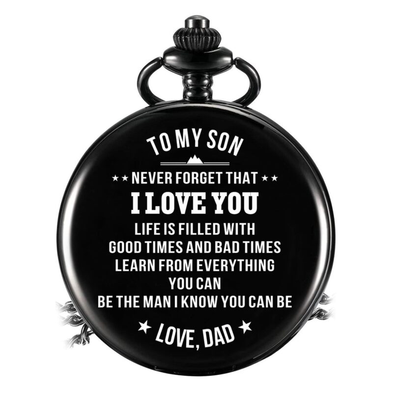 pocket watches for son dad to son i love you pocket watch giveme gifts 14239390367805