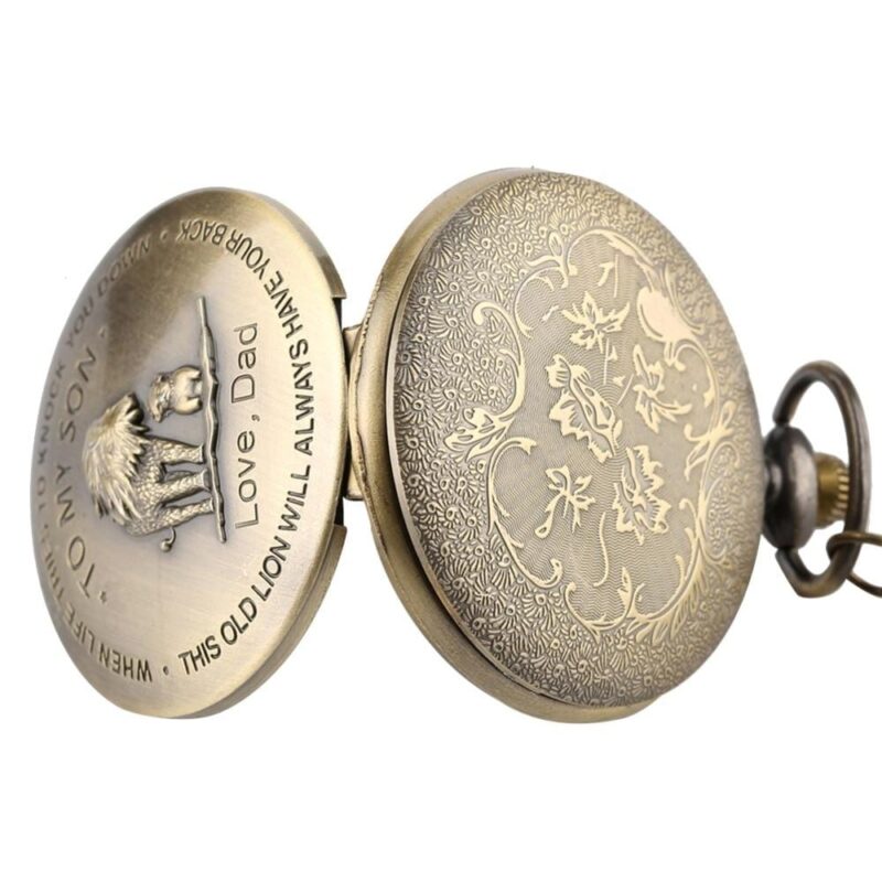 pocket watches for son dad to son i will always have you back bronze vintage pocket watch giveme gifts 12060063629373