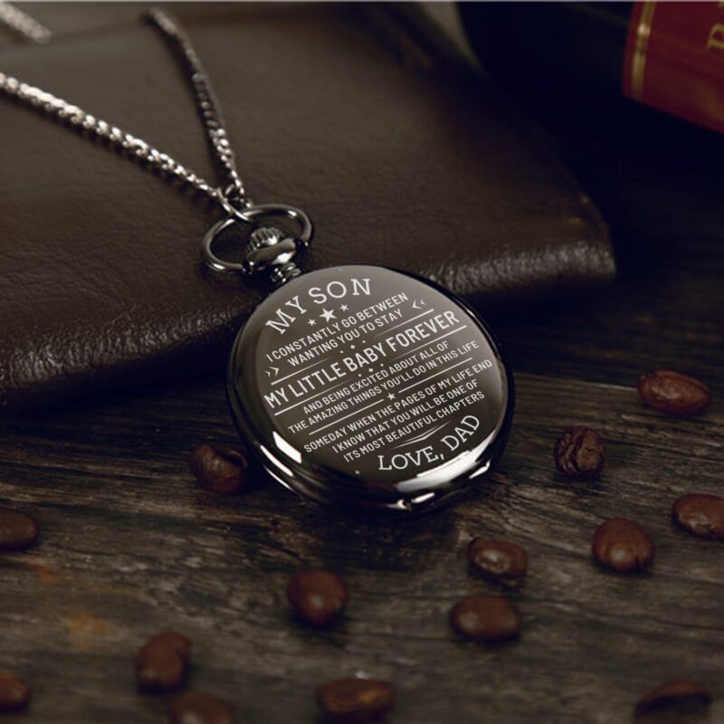 pocket watches for son dad to son my little baby forever pocket watch giveme gifts 16379307458621
