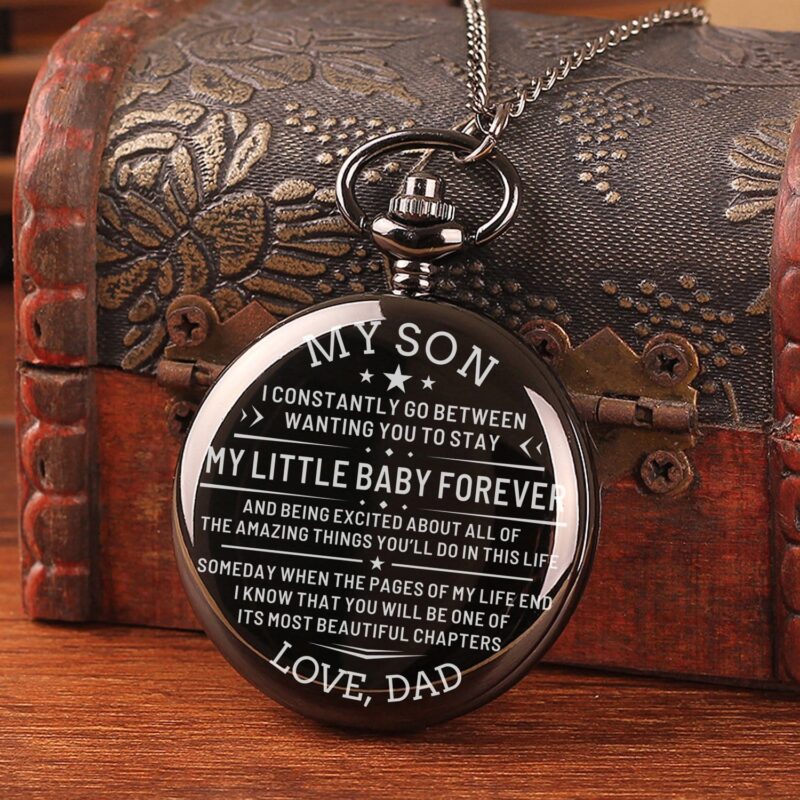 pocket watches for son dad to son my little baby forever pocket watch giveme gifts 16379307687997