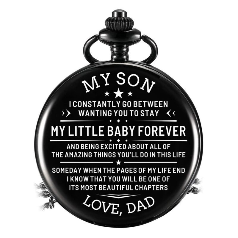 pocket watches for son dad to son my little baby forever pocket watch giveme gifts 16379307720765