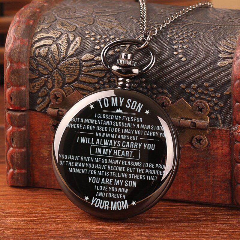 pocket watches for son mom to son carry you in my heart pocket watch giveme gifts 14227851083837