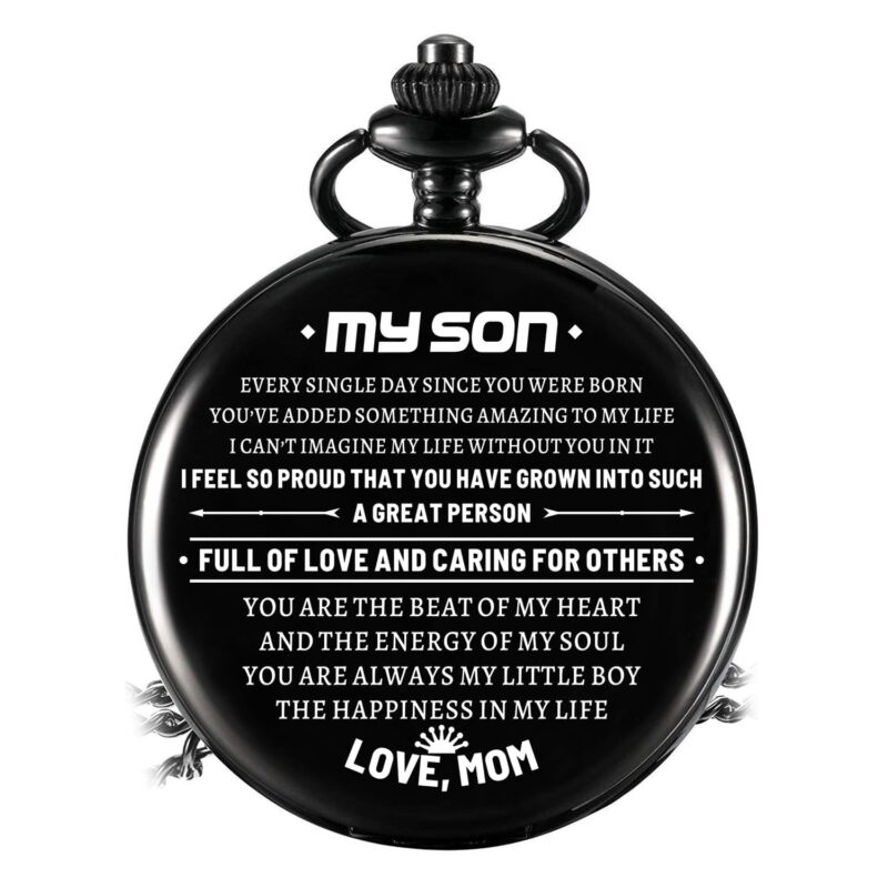 pocket watches for son mom to son full of love and caring for others pocket watch giveme gifts 14263002464317