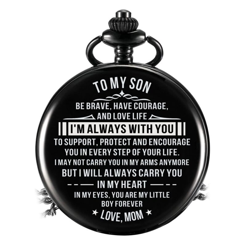 pocket watches for son mom to son i am always with you pocket watch giveme gifts 14239658377277