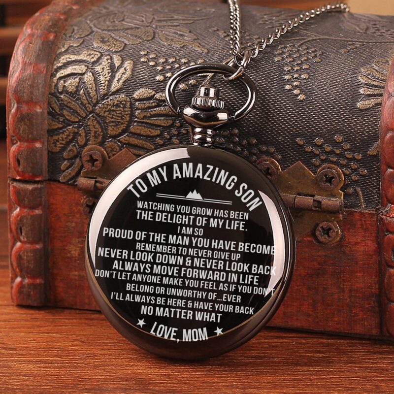 pocket watches for son mom to son i am so proud of the man you have become pocket watch giveme gifts 14263017996349
