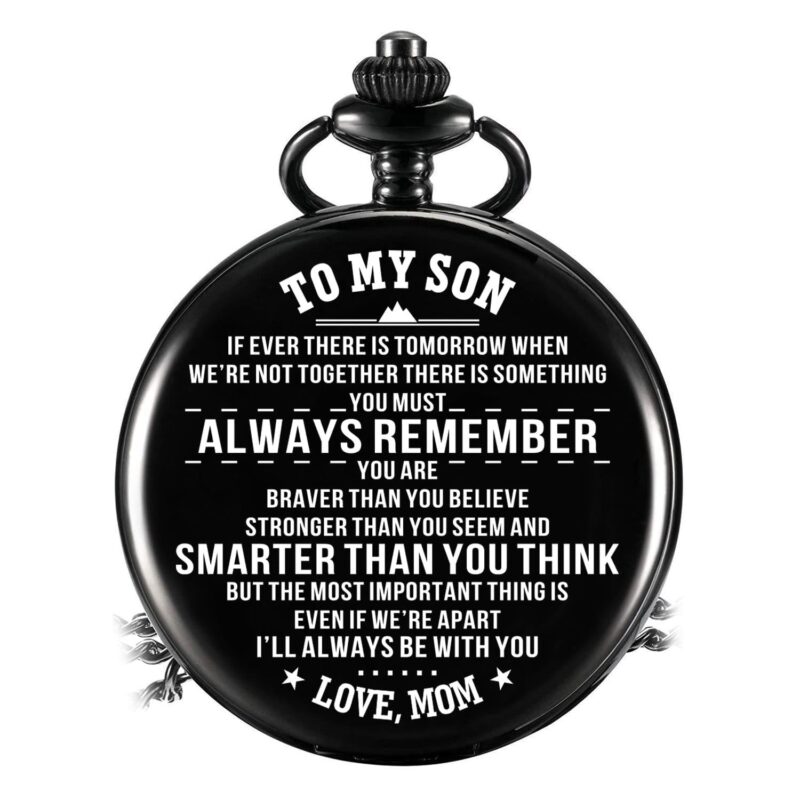 pocket watches for son mom to son i will always be with you pocket watch giveme gifts 14239637176381