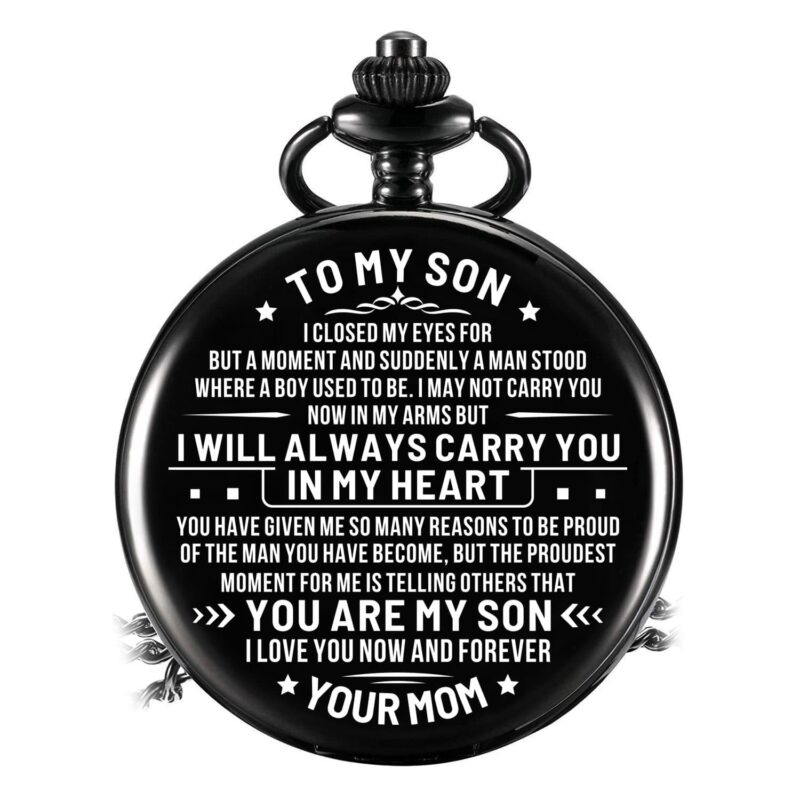 pocket watches for son mom to son i will always carry you in my heart pocket watch giveme gifts 14245305974845
