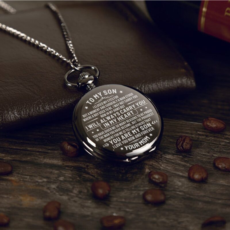 pocket watches for son mom to son i will always carry you in my heart pocket watch giveme gifts 14245306138685