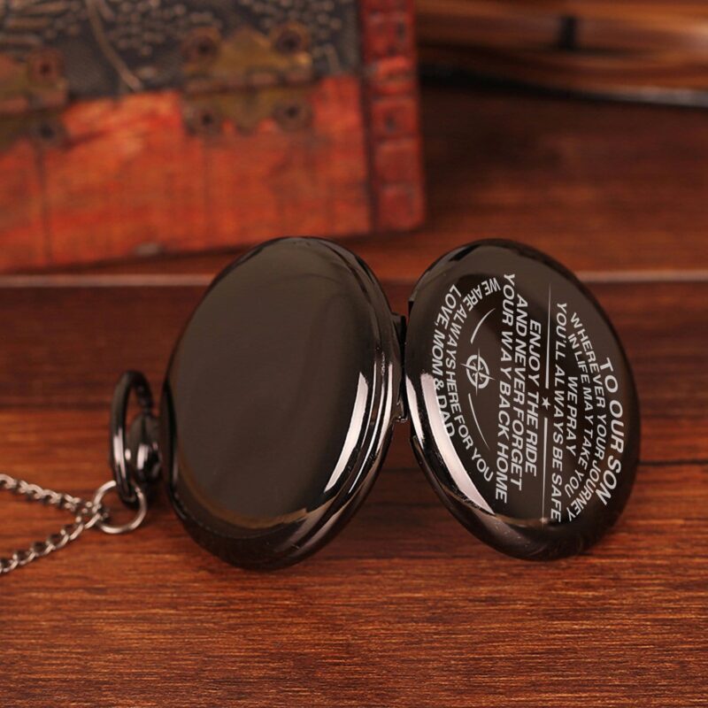 pocket watches for son to our son never forget your way back home pocket watch giveme gifts 14245385142333