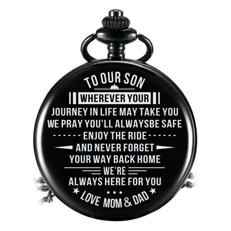 pocket watches for son to our son we are always here for you pocket watch giveme gifts 14241213513789