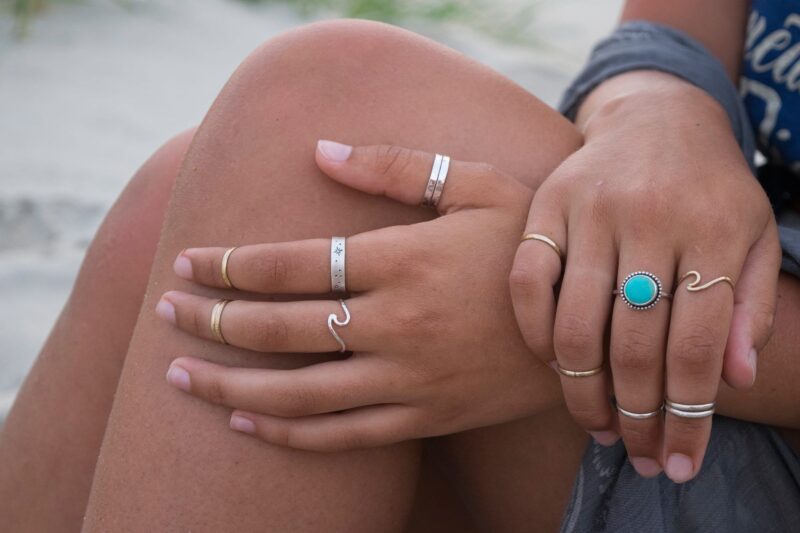 rings ocean wave resizable ring giveme gifts 31079980007485