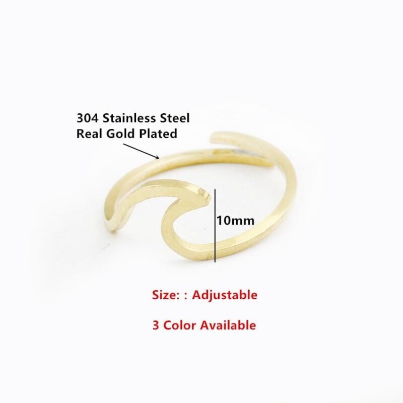 rings ocean wave resizable ring giveme gifts 4751904964669