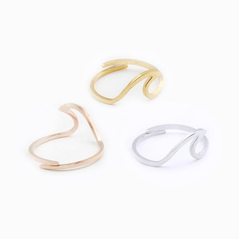 rings ocean wave resizable ring giveme gifts 4751905095741