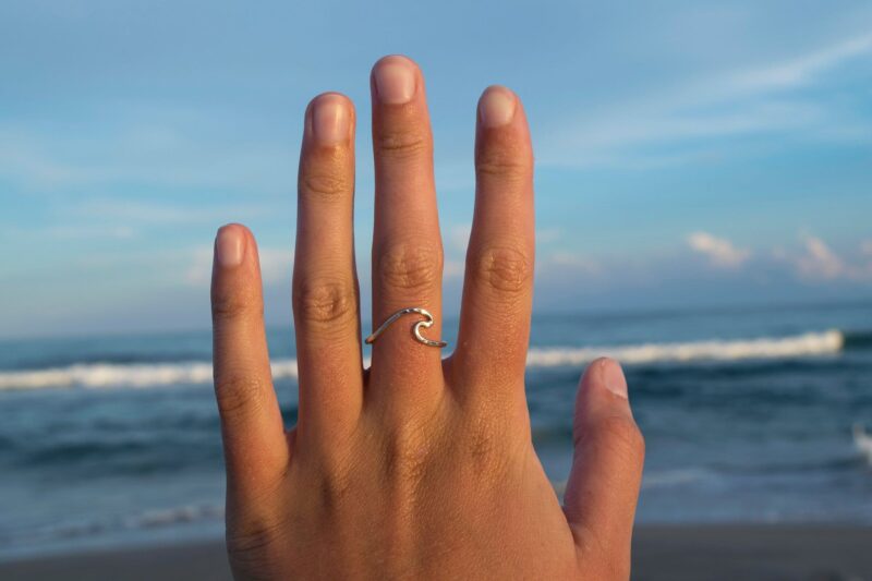 rings ocean wave resizable ring giveme gifts 4751938420797