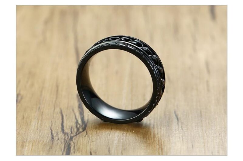 spinner ring tire intertwined chain spinner ring giveme gifts 11944947810365