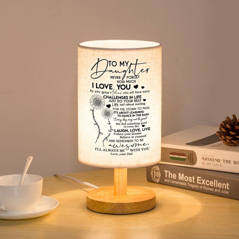 table lamp dad to daughter i will always be with you led wooden table lamp giveme gifts 16732431515709