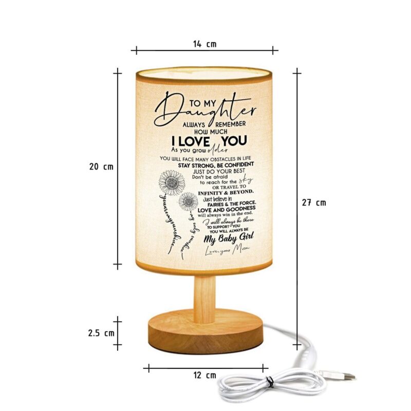 table lamp mom to daughter always remember how much i love you led wooden table lamp giveme gifts 16732404482109
