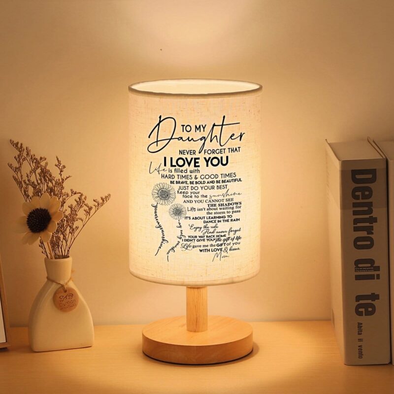 table lamp mom to daughter i love you just do your best led wooden table lamp giveme gifts 16732396093501