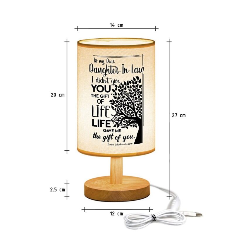 table lamp mom to daughter in law the gift of life led wooden table lamp giveme gifts 16651467489341