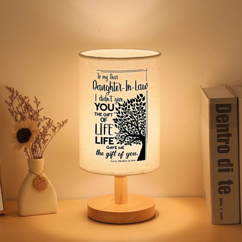 table lamp mom to daughter in law the gift of life led wooden table lamp giveme gifts 16651467554877