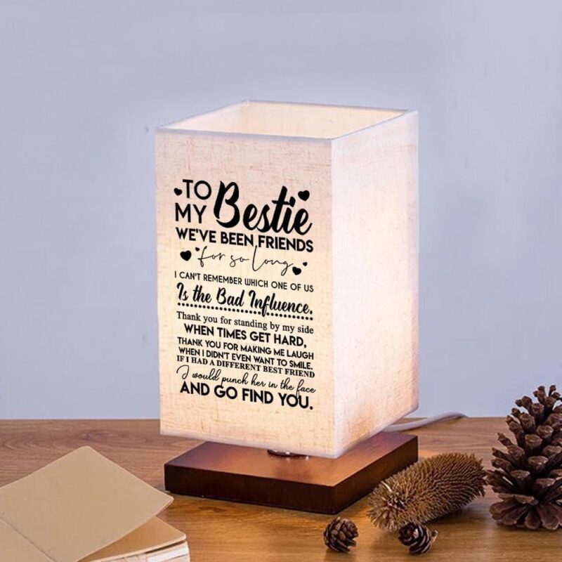 table lamp to my bestie we have been friends led wood table lamp giveme gifts 16741972213821