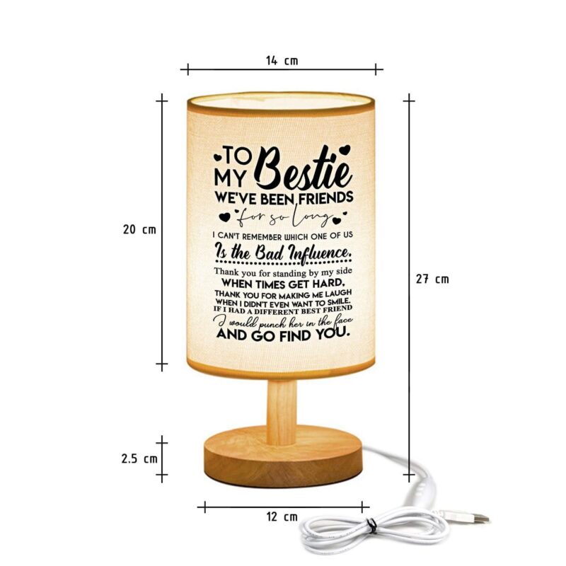table lamp to my bestie we have been friends led wooden table lamp giveme gifts 31079863746621