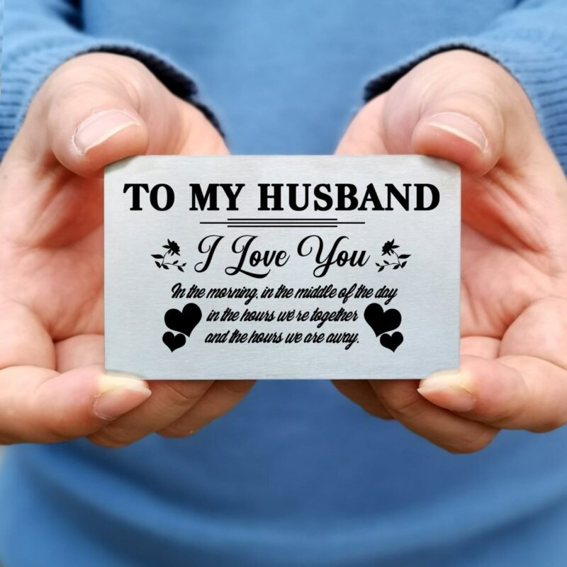 wallets for husband to my husband i always love you bifold leather wallet gift card giveme gifts 28233073754173