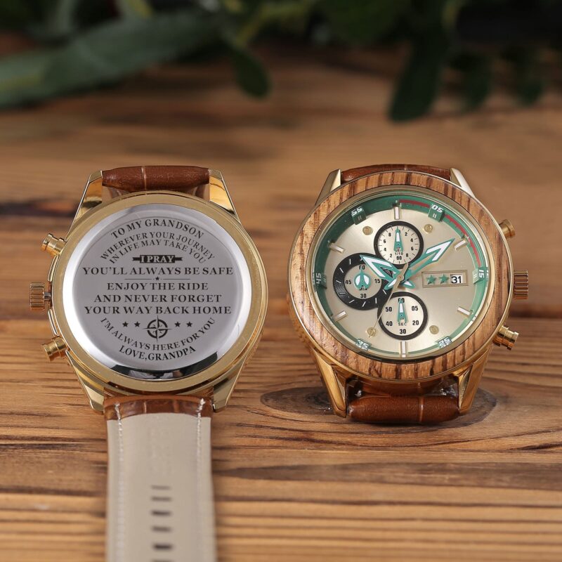 watches for grandson grandpa to grandson i pray you will always be safe engraved watch giveme gifts 14117933973565