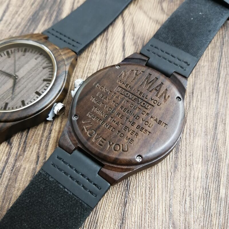 watches for husband to my man when i tell you engraved wood watch giveme gifts 3992433721405