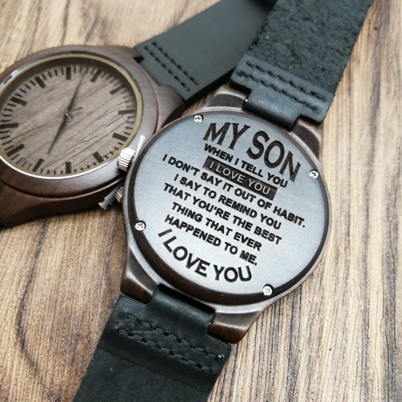 watches for son to my son when i tell you i love you engraved wood watch giveme gifts 4026371047485 scaled